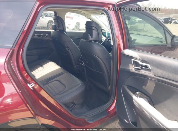 KNDPXCDG2S7184595 2025 KIA SPORTAGE HYBRID Maroon VIN კოდის სტიკერის ხედი