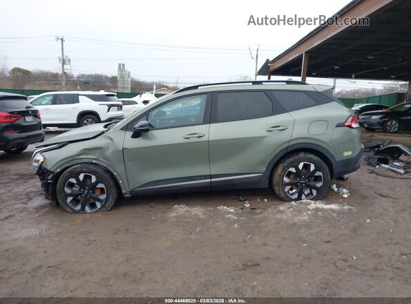 KNDPYDAH6P7062376 2023 KIA SPORTAGE PLUG-IN HYBRID Green Սալոնի 360 աստիճան տեսք