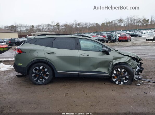 KNDPYDAH6P7062376 2023 KIA SPORTAGE PLUG-IN HYBRID Green Սալոնի հետևի տեսք