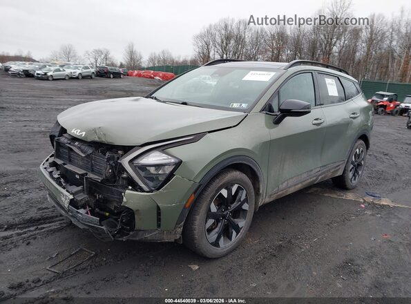 KNDPYDAH8P7101856 2023 KIA SPORTAGE PLUG-IN HYBRID Green Vista tres cuartos delantera izquierda