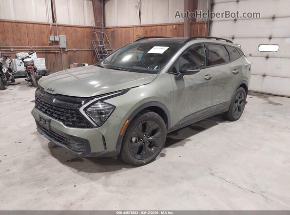KNDPYDDH6S7185907 2025 KIA SPORTAGE PLUG-IN HYBRID Green Vista tres cuartos delantera izquierda