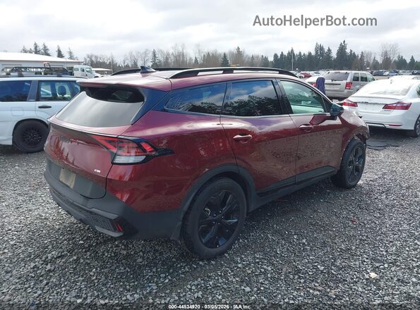 KNDPZDDH4S7212423 2025 KIA SPORTAGE PLUG-IN HYBRID Red Задня права чверть
