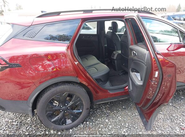 KNDPZDDH4S7212423 2025 KIA SPORTAGE PLUG-IN HYBRID Red Вид наклейки з VIN-кодом