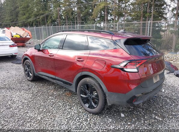 KNDPZDDH4S7212423 2025 KIA SPORTAGE PLUG-IN HYBRID Red Задня ліва чверть