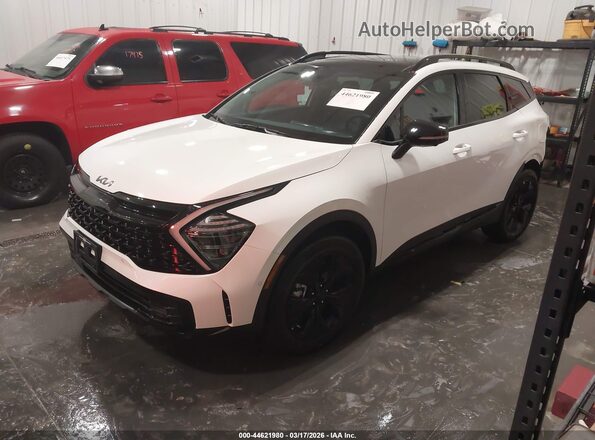 KNDPZDDH6S7250462 2025 KIA SPORTAGE PLUG-IN HYBRID White Առջևի ձախ երեք քառորդ տեսարան