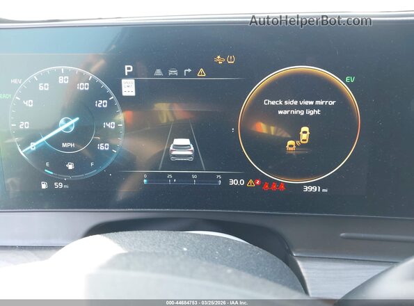 KNDPZDDH9S7280703 2025 KIA SPORTAGE PLUG-IN HYBRID White Vista de los asientos traseros