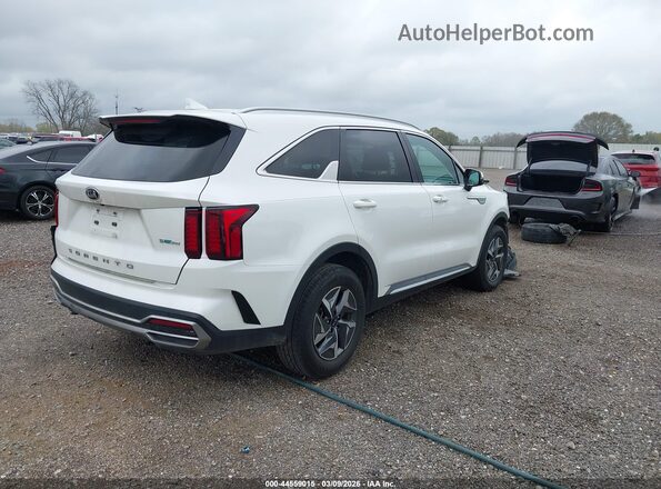 KNDRG4LG7M5036912 2021 KIA SORENTO HYBRID White Հետևի աջ