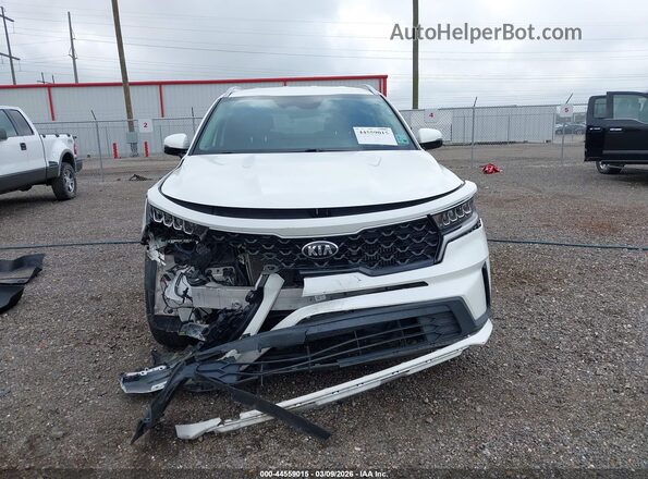 KNDRG4LG7M5036912 2021 KIA SORENTO HYBRID White Դիմացի տեսք