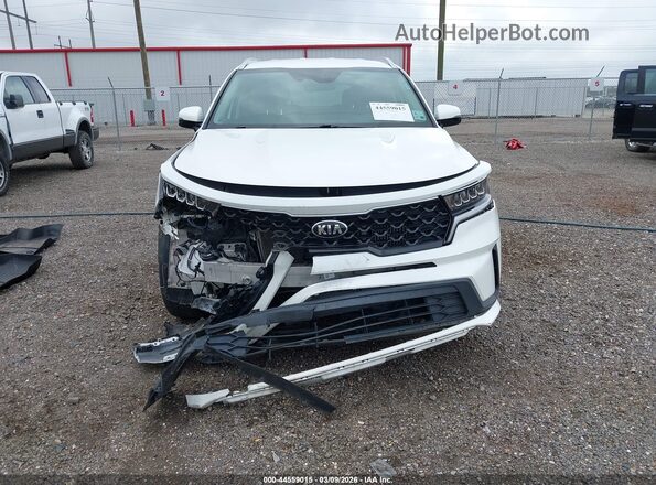 KNDRG4LG7M5036912 2021 KIA SORENTO HYBRID White Սալոնի հետևի տեսք