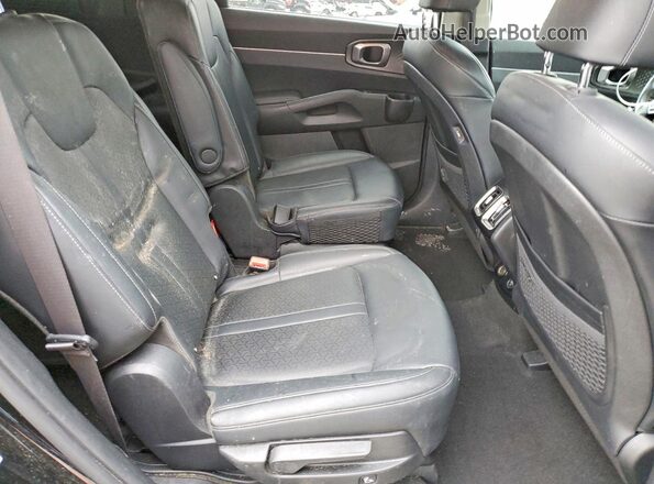 KNDRG4LG8M5055470 2021 KIA SORENTO Black უკანა სალონის ხედი