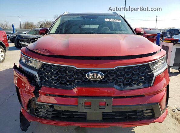 KNDRH4LG2M5024471 2021 KIA SORENTO Red 