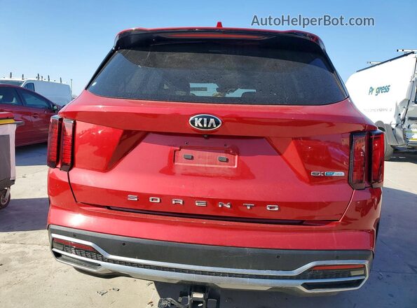 KNDRH4LG2M5024471 2021 KIA SORENTO Red 