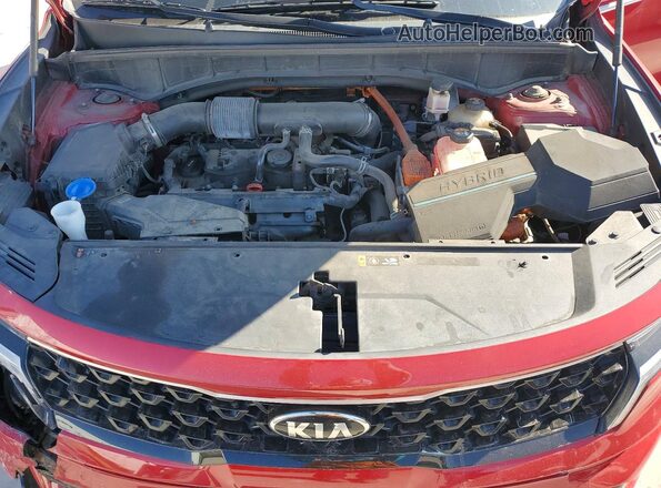 KNDRH4LG2M5024471 2021 KIA SORENTO Red 