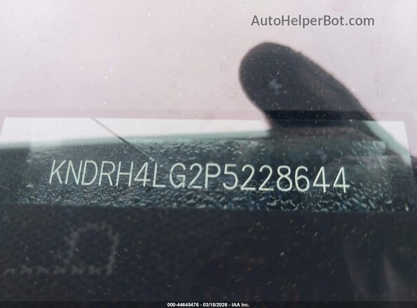 KNDRH4LG2P5228644 2023 KIA SORENTO HYBRID Gray ძრავის განყოფილების ხედი