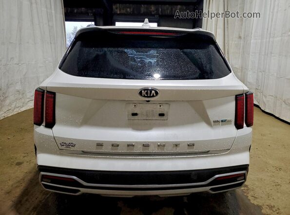 KNDRH4LG4M5033303 2021 KIA SORENTO White უკანა ხედი