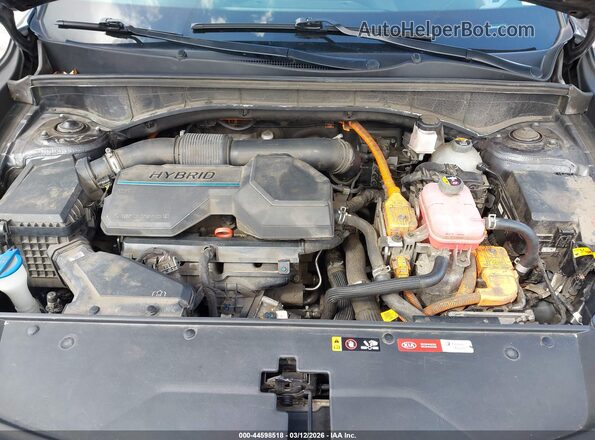 KNDRH4LG8M5019226 2021 KIA SORENTO HYBRID Gray Rear view