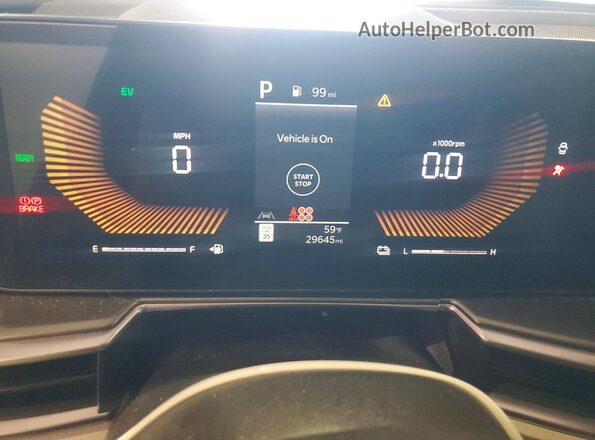 KNDRHDJG6S5295663 2025 KIA SORENTO Blue Vista del cuadro de instrumentos