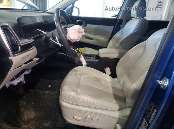 KNDRHDJG6S5295663 2025 KIA SORENTO Blue Vista interior delantera