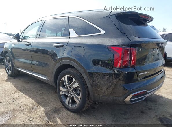 KNDRHDLG0P5173157 2023 KIA SORENTO HYBRID Черный Задняя левая четверть