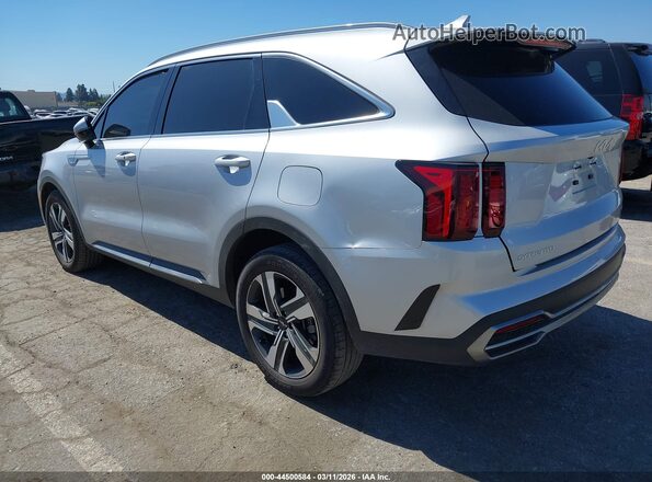 KNDRHDLG0R5248443 2024 KIA SORENTO HYBRID Silver Rear left