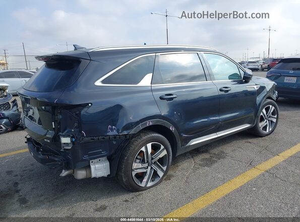 KNDRHDLG1P5185401 2023 KIA SORENTO HYBRID Black Trasero derecho