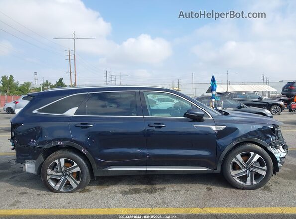 KNDRHDLG1P5185401 2023 KIA SORENTO HYBRID Black Vista interior de 360 grados