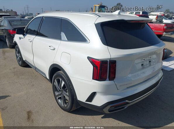 KNDRHDLG9R5259778 2024 KIA SORENTO HYBRID White Trasero izquierdo