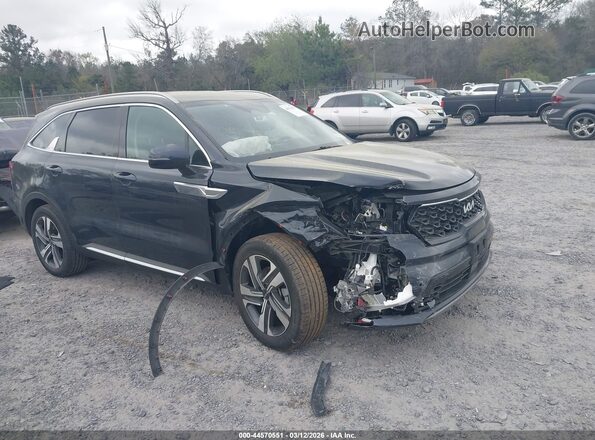 KNDRHDLGXP5223949 2023 KIA SORENTO HYBRID Black წინა ხედი