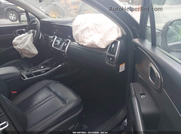 KNDRHDLGXP5223949 2023 KIA SORENTO HYBRID Black წინა სალონის ხედი
