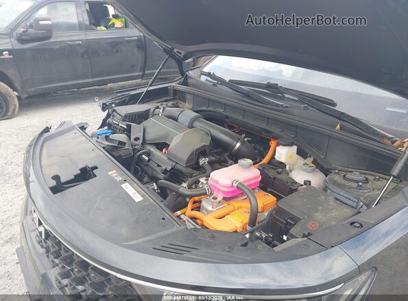 KNDRHDLGXP5223949 2023 KIA SORENTO HYBRID Black უკანა ხედი