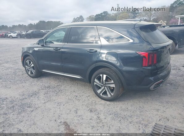 KNDRHDLGXP5223949 2023 KIA SORENTO HYBRID Black უკანა მარცხენა