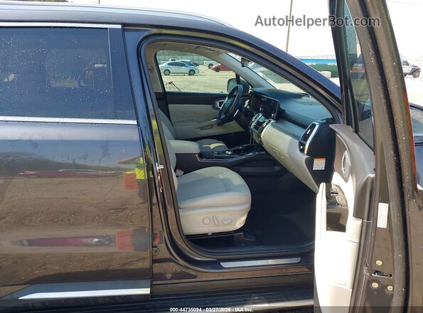 KNDRKDLG4P5199357 2023 KIA SORENTO HYBRID Gray Front interior view