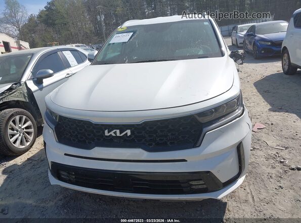 KNDRKDLG4P5217405 2023 KIA SORENTO HYBRID White Vista del cuadro de instrumentos