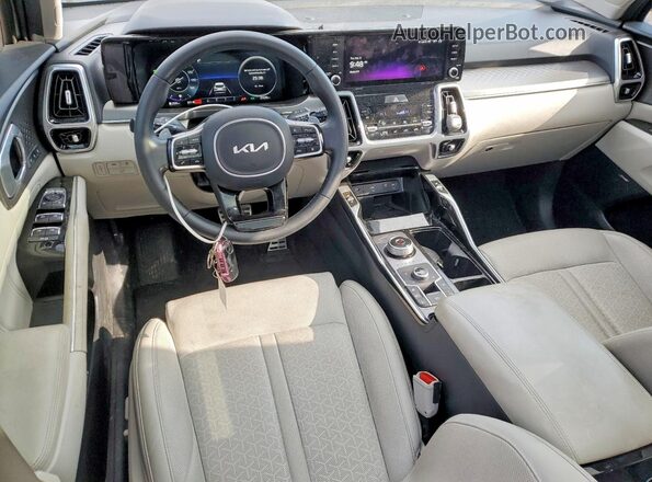 KNDRKDLG8P5209324 2023 KIA SORENTO Silver წინა პანელის ხედი