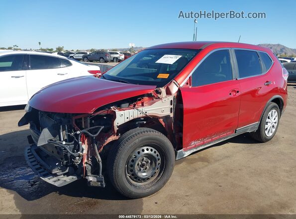 KNMAT2MT2GP600113 2016 NISSAN ROGUE Красный Передняя левая четверть