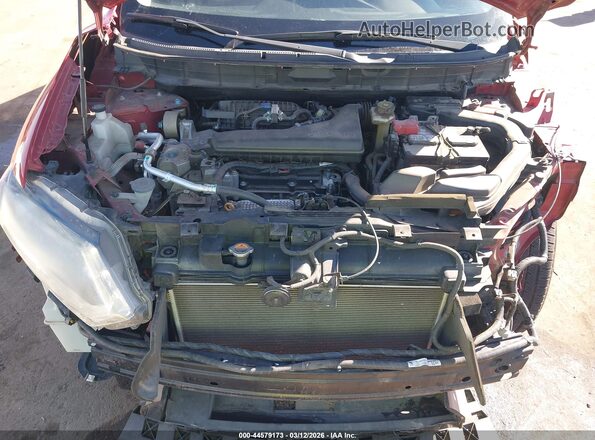 KNMAT2MT2GP600113 2016 NISSAN ROGUE Красный Вид сзади