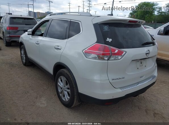 KNMAT2MT2GP681534 2016 NISSAN ROGUE Белый Задняя левая четверть