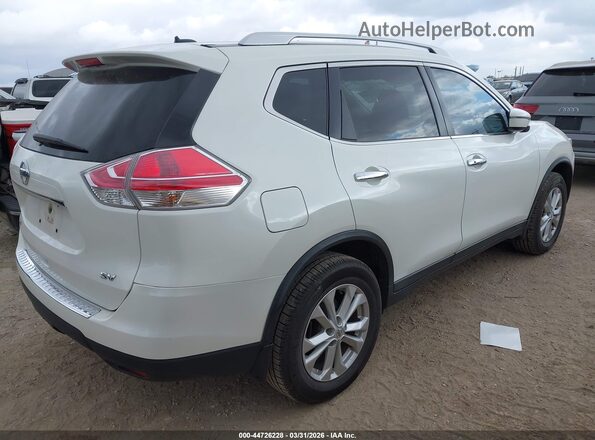 KNMAT2MT2GP681534 2016 NISSAN ROGUE Белый Задняя правая четверть