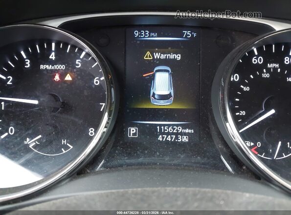 KNMAT2MT2GP681534 2016 NISSAN ROGUE Белый Вид задних сидений
