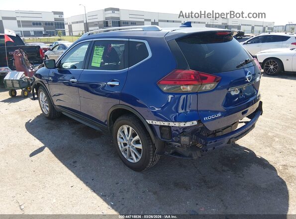 KNMAT2MT2HP557278 2017 NISSAN ROGUE Blue Tył lewy