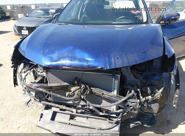 KNMAT2MT2HP557278 2017 NISSAN ROGUE Blue Widok z przodu