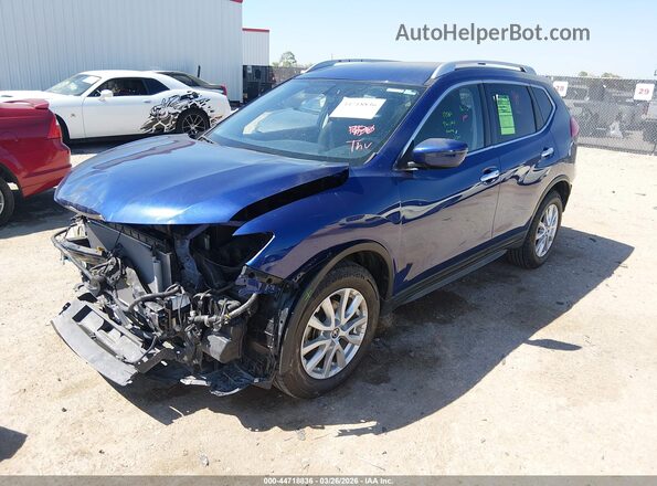 KNMAT2MT2HP557278 2017 NISSAN ROGUE Blue Przód lewy