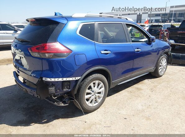 KNMAT2MT2HP557278 2017 NISSAN ROGUE Blue Tył prawy