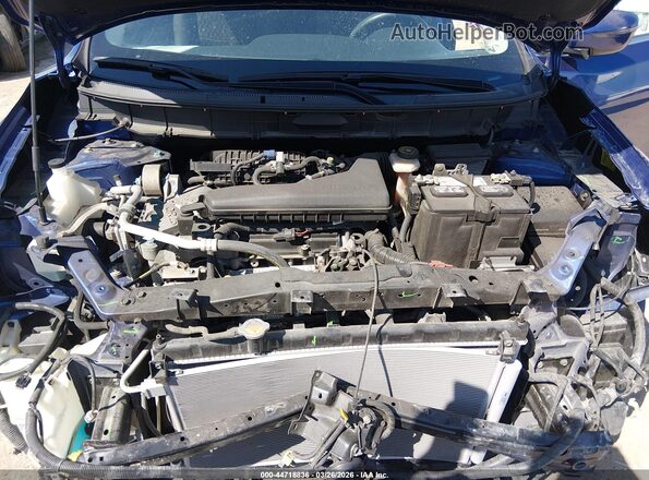 KNMAT2MT2HP557278 2017 NISSAN ROGUE Blue Widok z tyłu