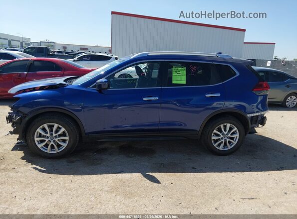 KNMAT2MT2HP557278 2017 NISSAN ROGUE Blue Widok wnętrza 360 stopni