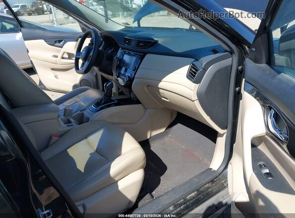 KNMAT2MT3HP566457 2017 NISSAN ROGUE Black Սալոնի դիմացի տեսք