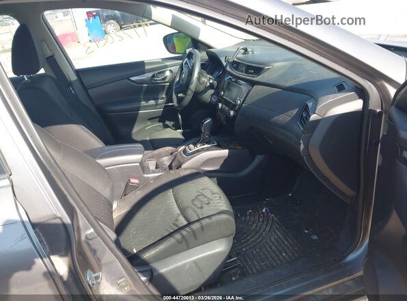 KNMAT2MT3JP576749 2018 NISSAN ROGUE Gray Widok wnętrza z przodu
