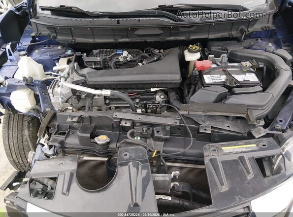 KNMAT2MT3KP541064 2019 NISSAN ROGUE Blue Widok z tyłu