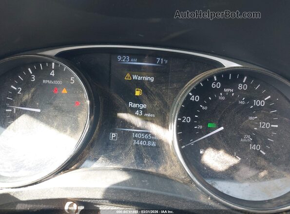 KNMAT2MT5GP697856 2016 NISSAN ROGUE Blue Widok tylnych siedzeń