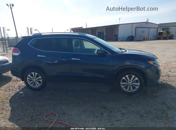 KNMAT2MT5GP697856 2016 NISSAN ROGUE Blue Widok wnętrza z tyłu